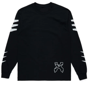 EXCISION FRAGMENTS LONG SLEEVE TEE (BLACK)